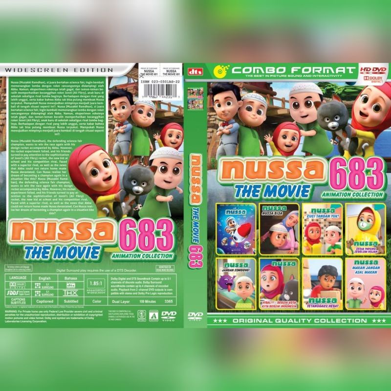 Kaset Animasi Film Koleksi NUSSA THE MOVIE 683
