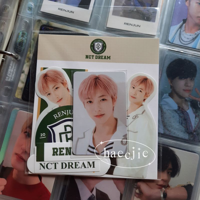 Official Photocard NCT Dream Renjun Back To School Kit 2021 Luggage B2SK B2S Sticker