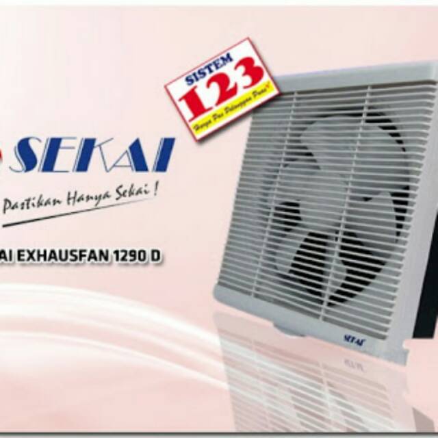 Sekai Wall Exhaust Fan WEF 1290 Kipas Angin Dinding Tembok sekai