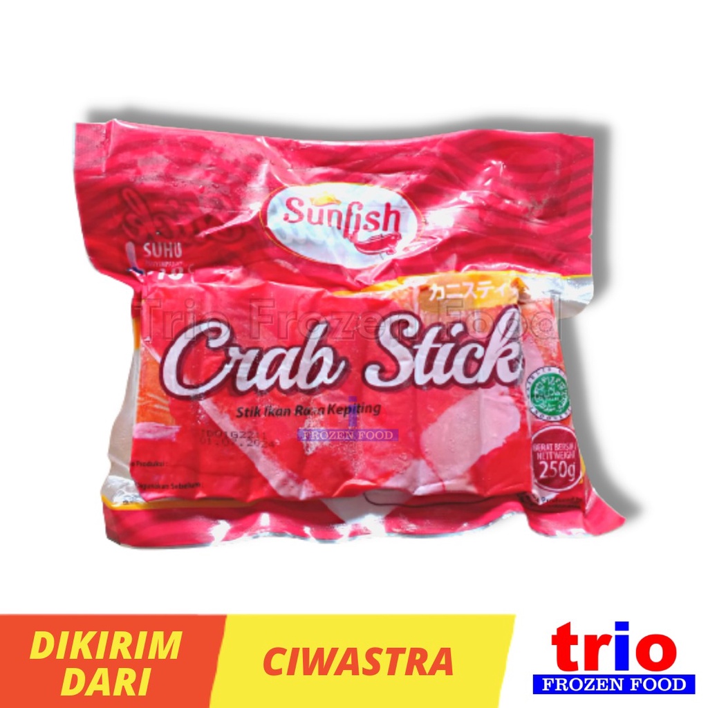 SUNFISH STIK KEPITING - CRABSTICK 250GR