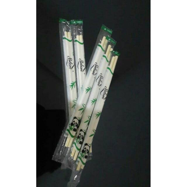Sumpit Bambu SUKAWA Sumpit + Tusuk gigi Sumpit Bakmi 50 pasang bamboo panda Steril Higenies