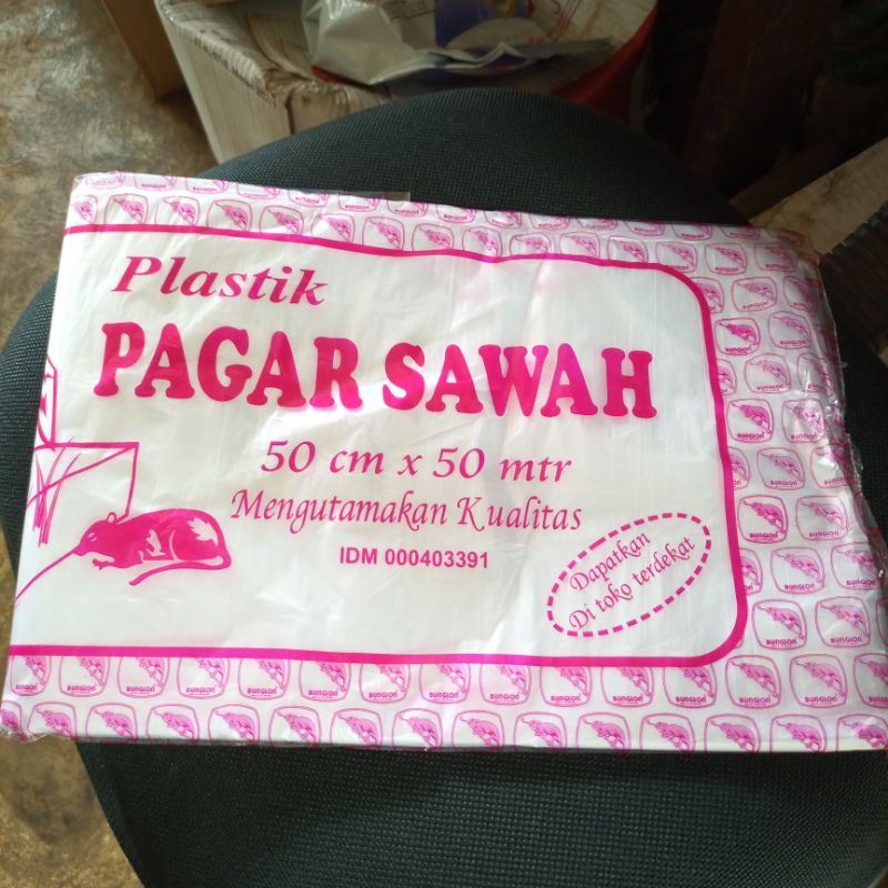 Plastik Pagar Sawah 50 meter Tipis Cocok untuk Layangan Papiran