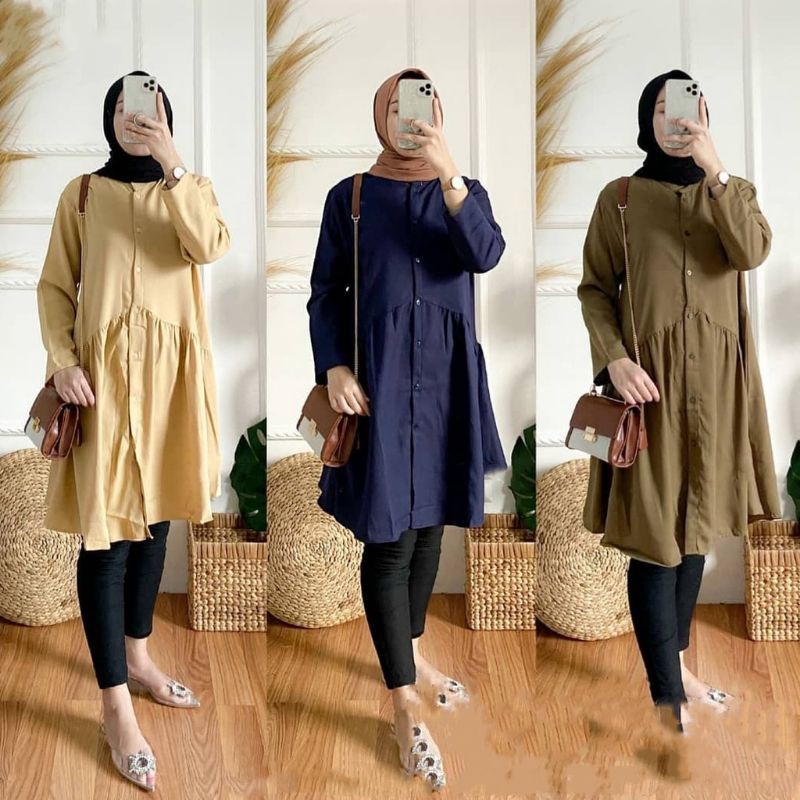 Felea tunik atasan wanita fashion muslim