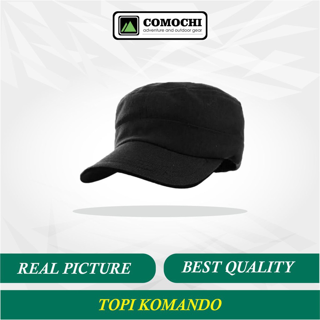 Topi Komando Polos / Topi Komando Army / Topi Tentara Militer