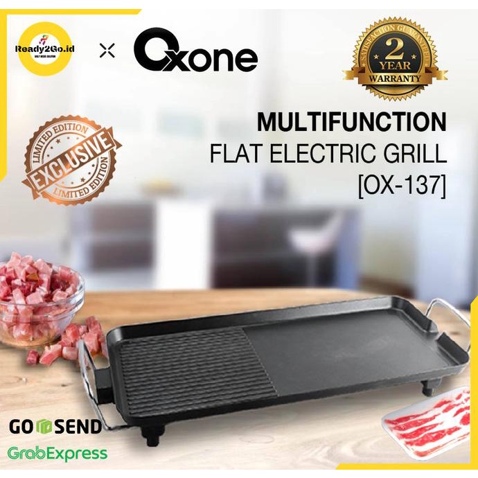 OXONE PREMIUM MULTI FUNCTION FLAT ELECTRIC GRILL OX-137 BBQ PAN OX137 RG6541654E