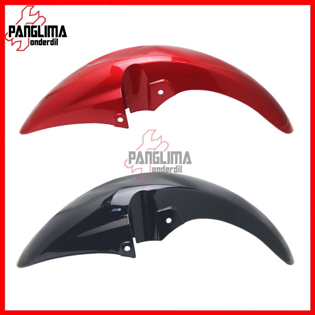 Spakbor Depan Satria FU 150 Lama-Old Hitam-Merah Maroon Spakboard-Slebor-Spak Bor-Board-Cecepet Front