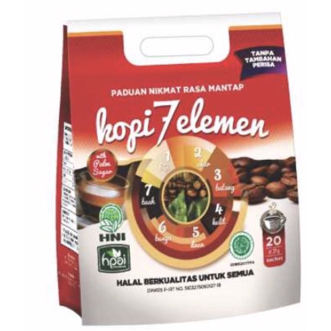 

KOPI 7 ELEMEN isi 20 sachets