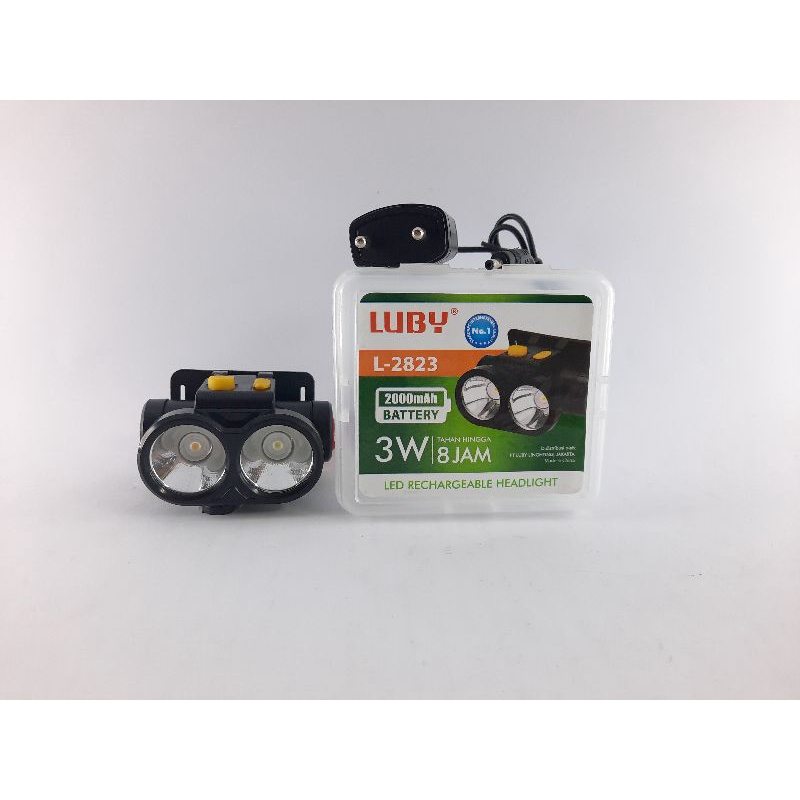 SENTER KEPALA LUBY 2823 2Mata