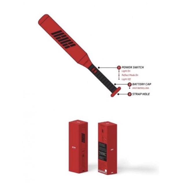 Ikon lightstick ver.2 (konbat)