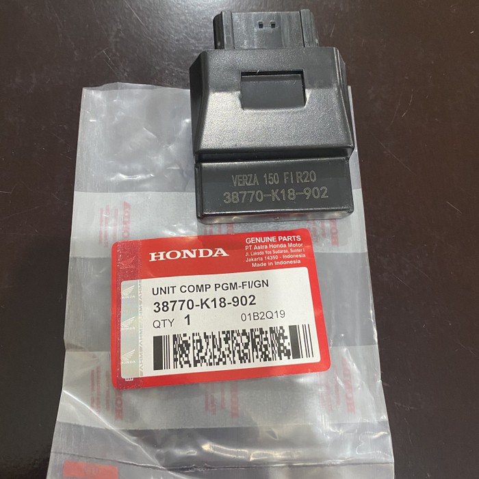 A CDI ECU ECM CBU PGM FI Unit Comp Motor F1 Honda Verza Versa 150 New Baru Megapro Mega pro K18