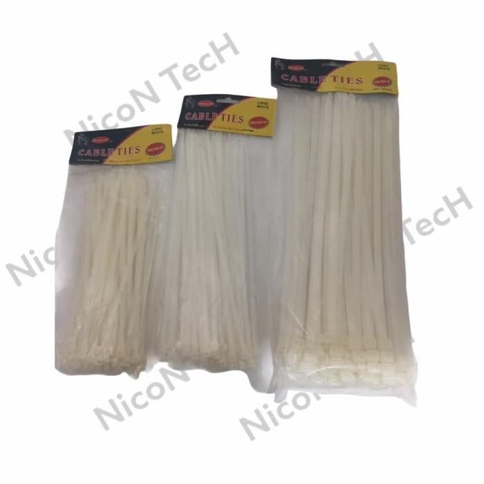 

Kabel Ties HD Putih 300 mm / Kabel Tis / Cable Tie / Cable Ties