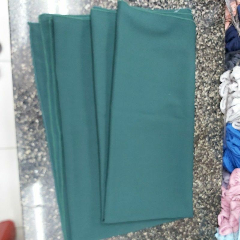 Pashmina Diamond Crepe Italiano Stretch Premium (175cm × 75cm)-Ijo botol