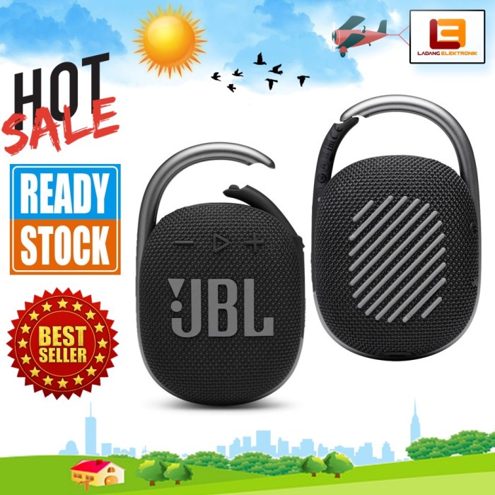 Speaker Jbl - Jbl Clip 4 Bluetooth Wireless Speaker