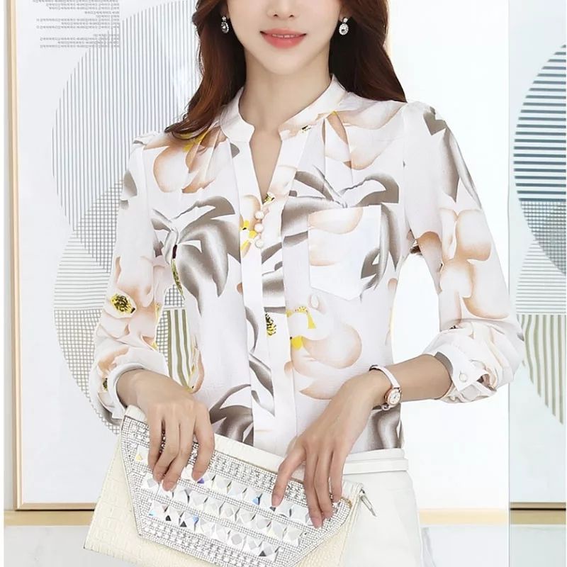 Atasan Wanita Terbaru Kemeja Bluse Motif BKK