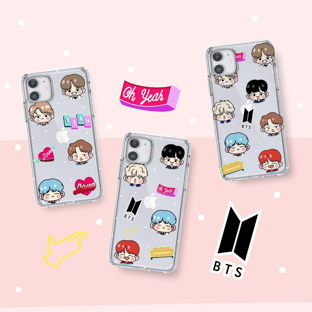 bts oh yeah anticrack printing iphone samsung a52 a12 a02s oppo a53 a91 redmi 5 3 4a realme c11 c15 reno 5 4f