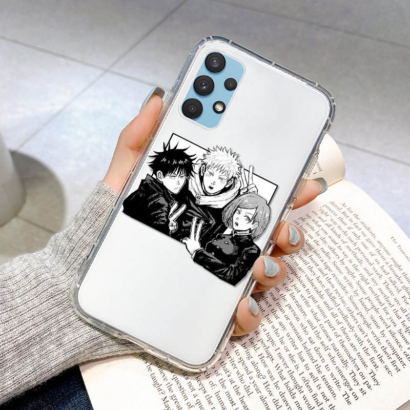 JUJUTSU KAISEN Soft Phone Case For Samsung S10 Plus S20 S20 FE S20 S21 S30 Plus S20 S21 S30 Ultra Clear TPU Anti-fall Cosing