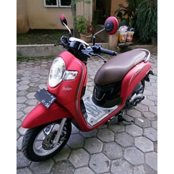 sayap tebeng Scoopy esp new k93 ring 12 kiri merah doff matte red non original