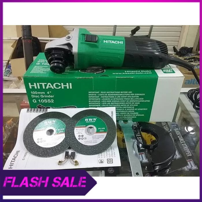MESIN GERINDA TANGAN HITACHI G10SS2   ANGLE GRINDER HITACHI G 10SS2