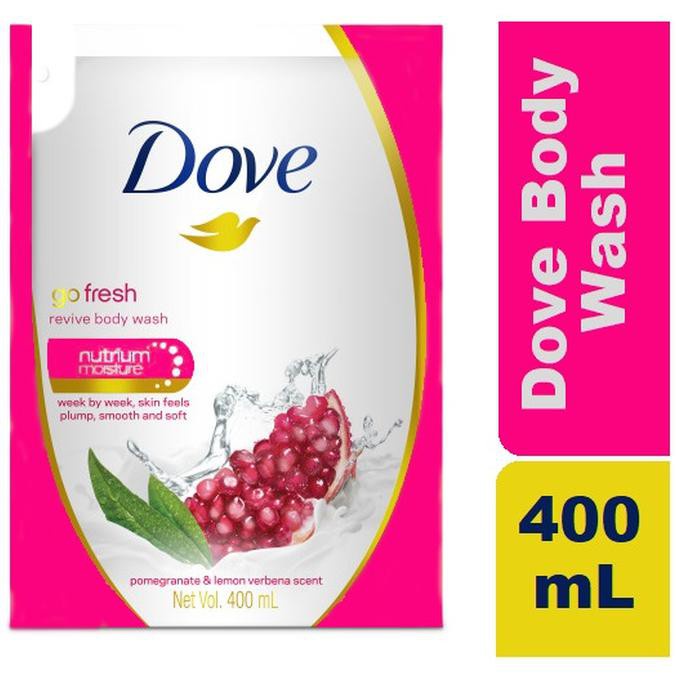 Dove Body Wash Go Fresh REFILL 400ml