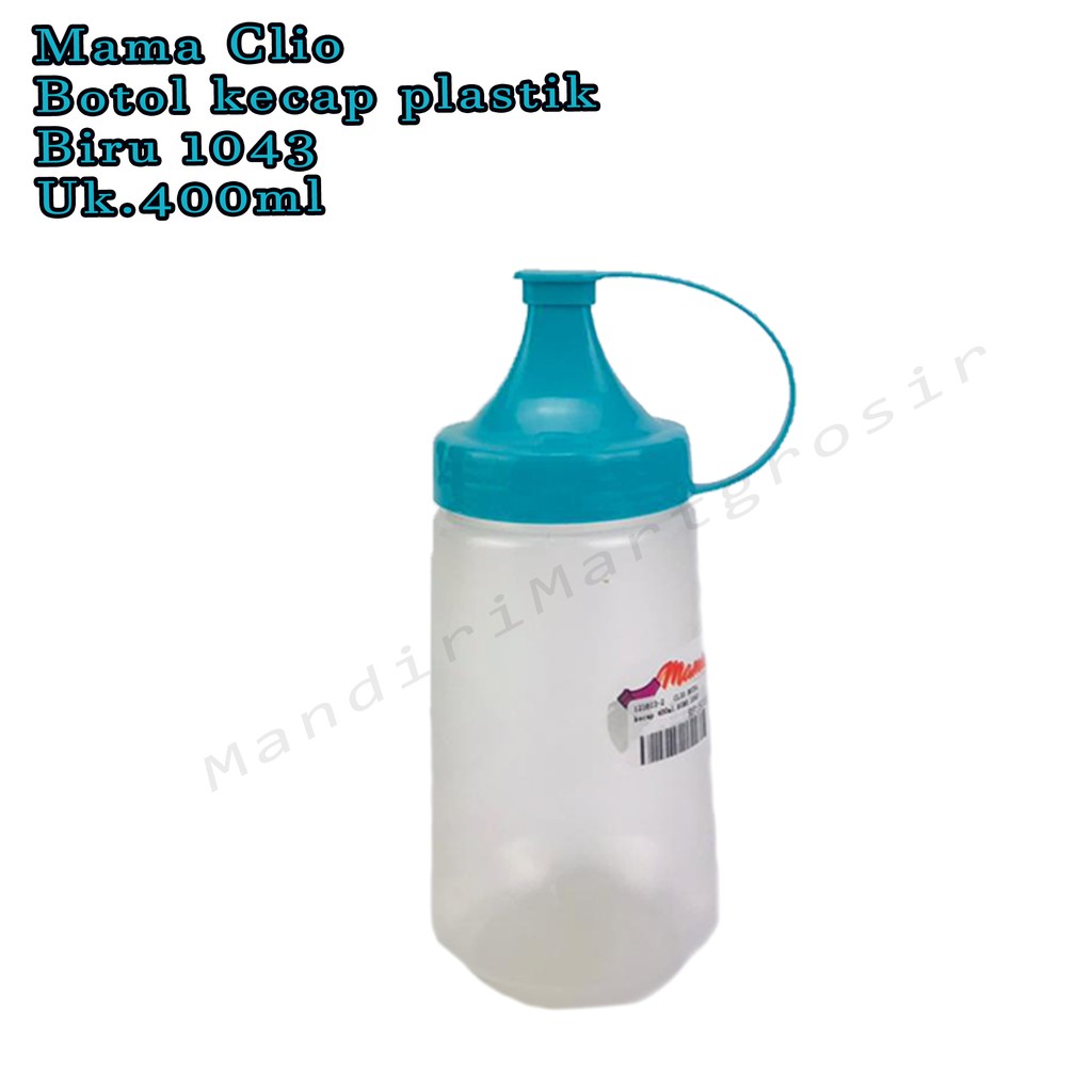 Botol Kecap plastik *Mama Clio * Biru 1043 * 400ml