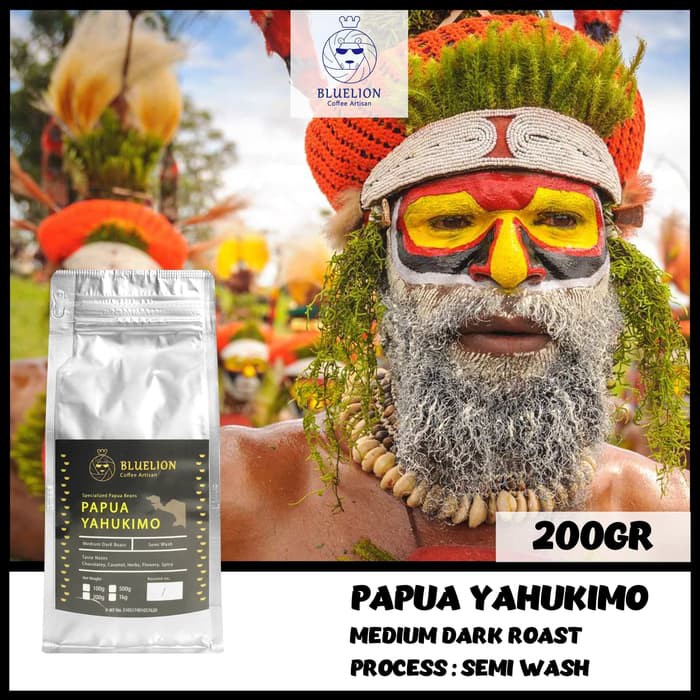 

Papua Yahukimo 200g - Kopi Bluelion - Single Origin Arabica
