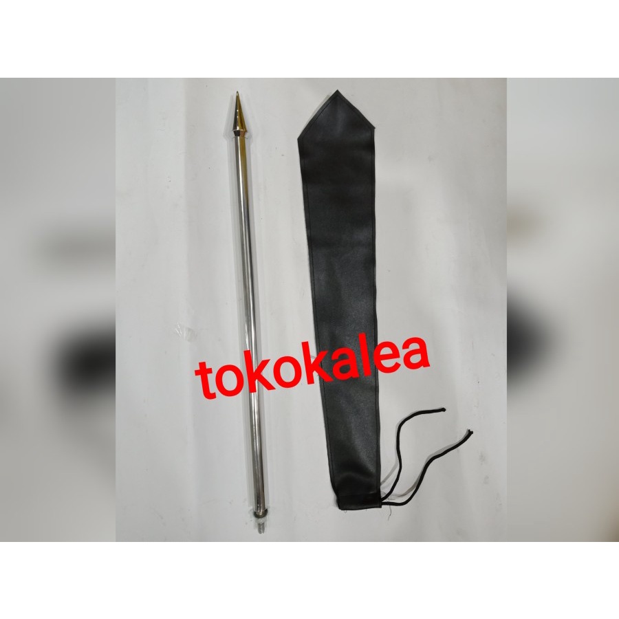 Tongkat komando mobil tiang komando mobil universal crom+sarung tiang komando lidah tiang komando ba