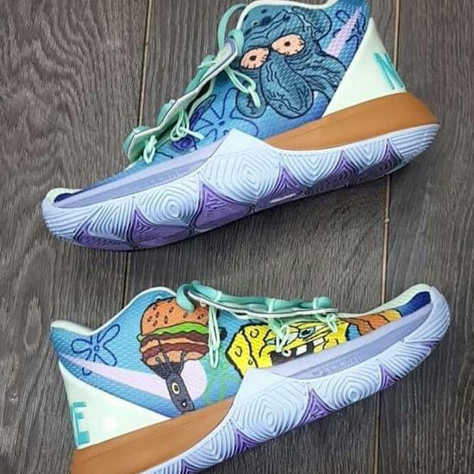 ■ BANTING HARGA SEPATU BASKET PRIA MURAH■ SPONGEBOB X NIKE KYRIE 5 "BOB MIX" PREMIUM DISKON
