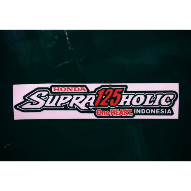 

STIKER SUPRA125HOLIC (PUTIH) Bahan 3M Laminasi Glosy.