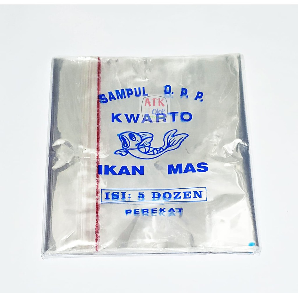 

Ikan Mas Sampul Plastik Buku Kwarto (60lembar)