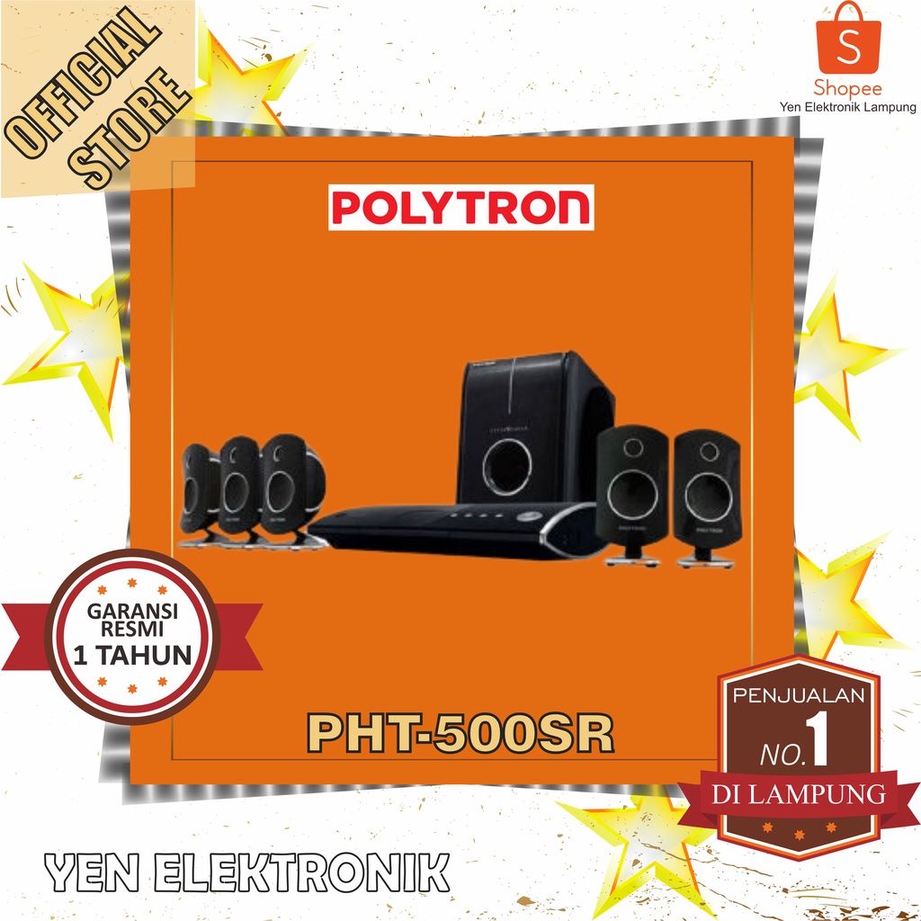 Polytron Home Theatre PHT 500SR Garansi Resmi Polytron 1 Tahun