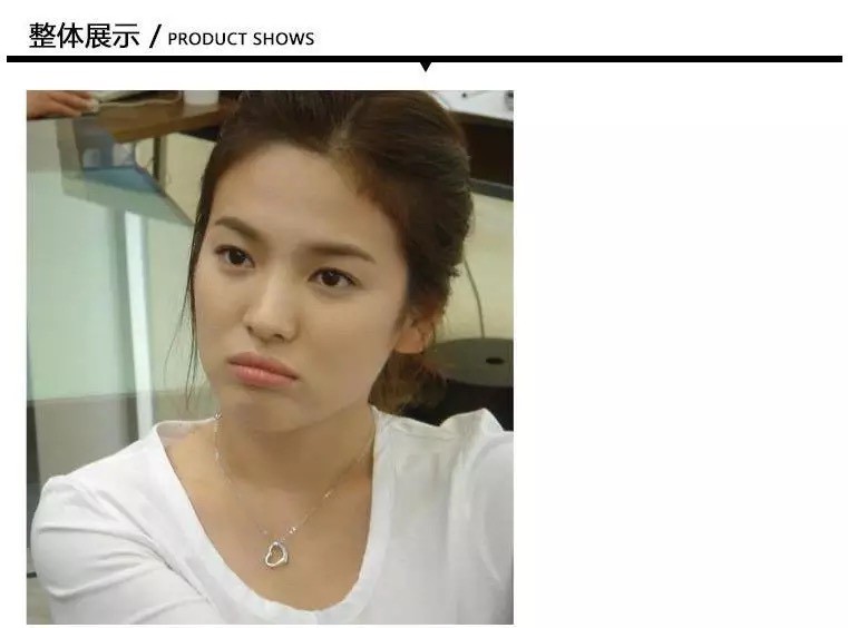 MORYMOSHI K07 Kalung Liontion Love Silver Fashion Wanita Korea Aksesoris