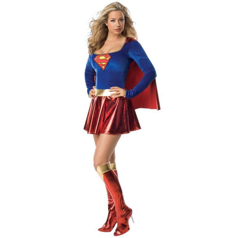 Costume Halloween Kostum Pesta  Halloween Costume Kostum supergirl dewasa kostum superman