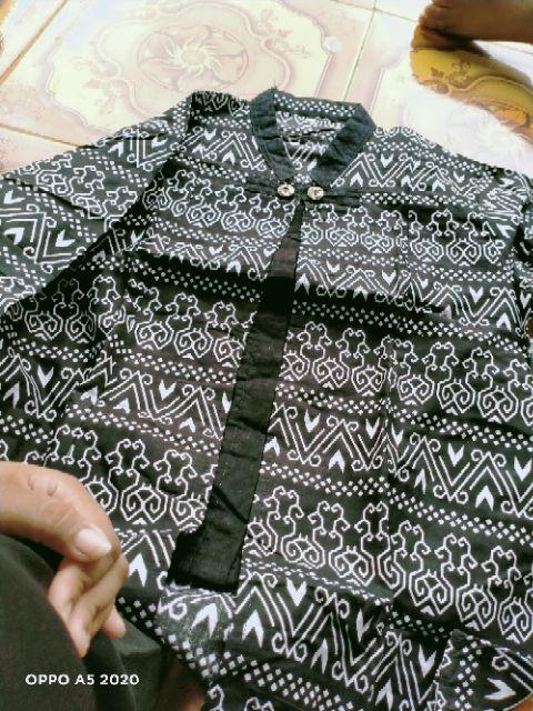 Atasan Batik Dolby Dolbi Dobby Doby Tenun Sutra Tulis Halus Katun Atbm Baron ,sarombit Atasan
