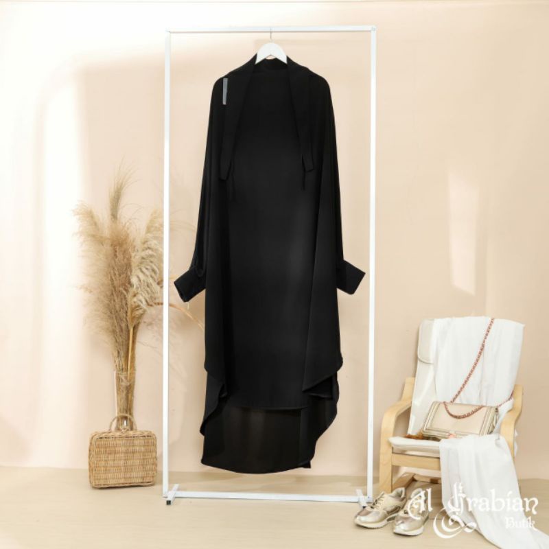 Abaya inside Alya & French Khimar by Al Arabian