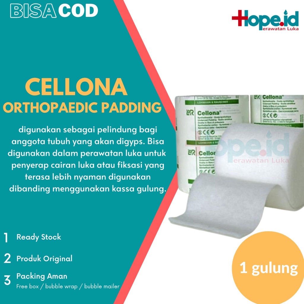 Cellona Padding | Celona Synthetic Padding | Orthopedic Wool