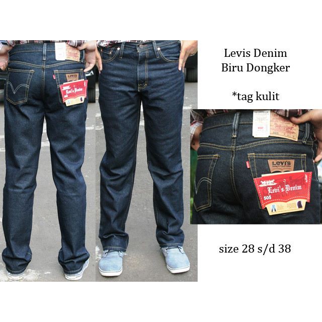 Celana Denim Jeans Panjang Basic Pria Model Standar Premium Quality