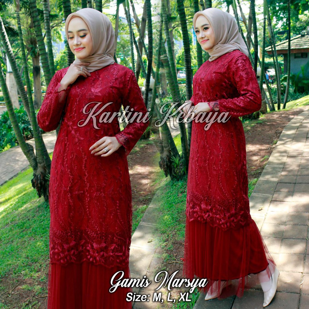 Gamis Kebaya Puring : 20+ Ide Baju Gamis Kebaya Brokat ...