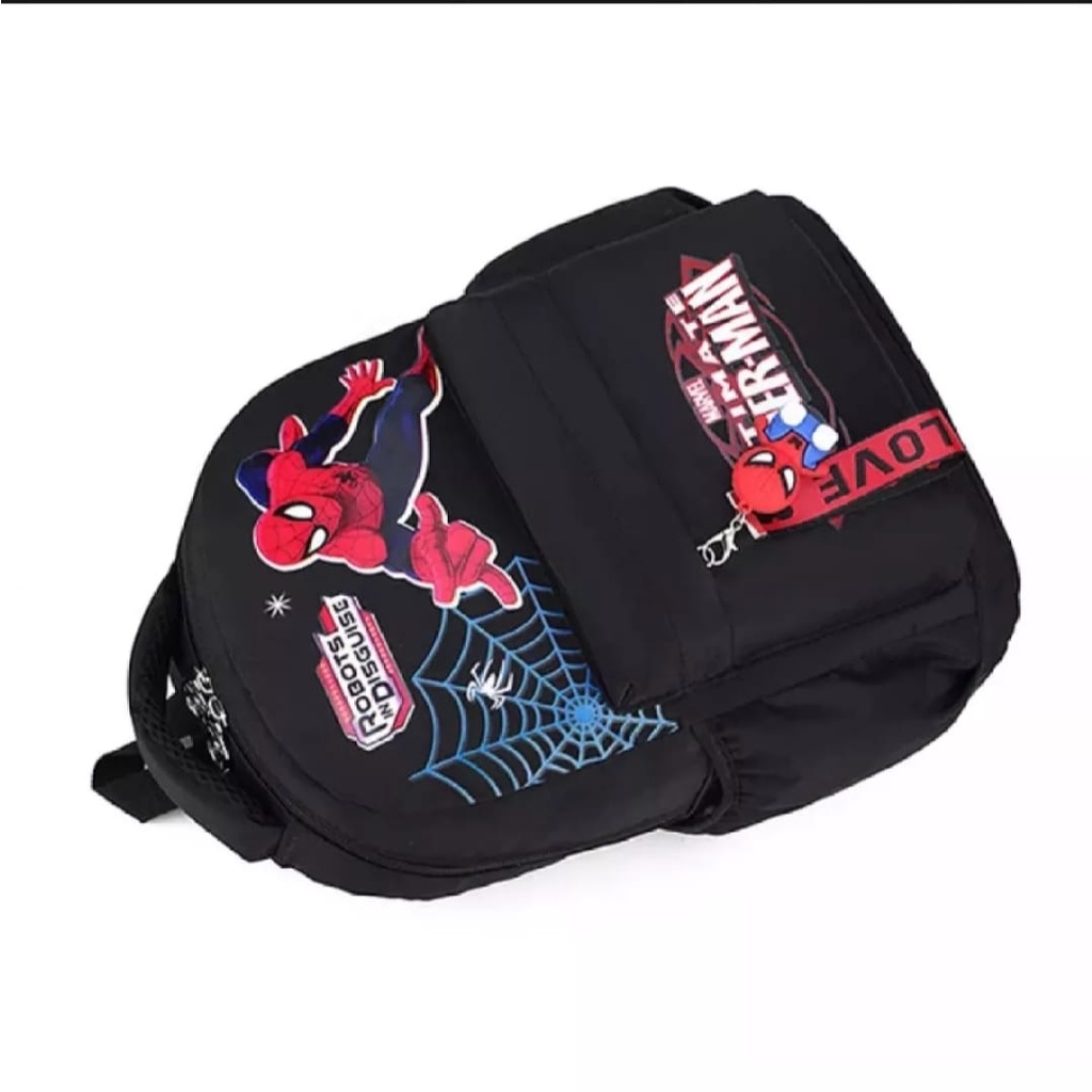 ST99_Tas Ransel Anak Sekolah Terbaru - Ransel Anak SEkolah TK - SD - SMP - Ransel Karakter Spiderman