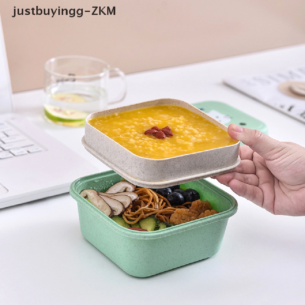 Kotak Makan Siang 2 Lapis Motif Kartun Portable