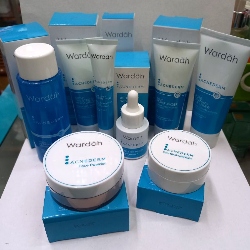 [BISA COD] WARDAH ACNEDERM SERIES SET