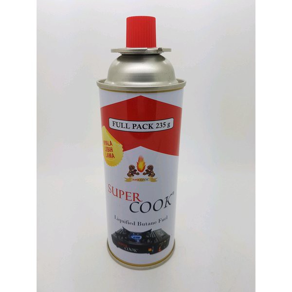 Gas Supercook - Gas Kompor Portable - 235 Gram - Termurah