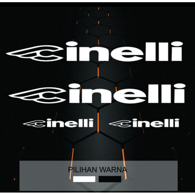 Cutting Sticker Sepeda Cinelli Bike