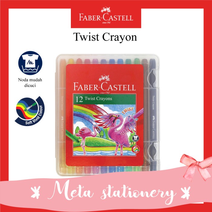 

Dijual Twist Crayon Faber Castell 12 Gilaa!!!