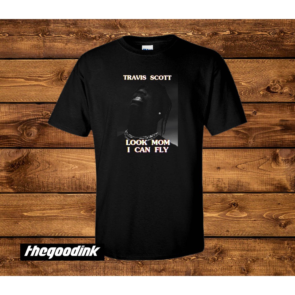 Kaos Travis Scott - Look Mom - Original Gildan T-shirt DTG Print
