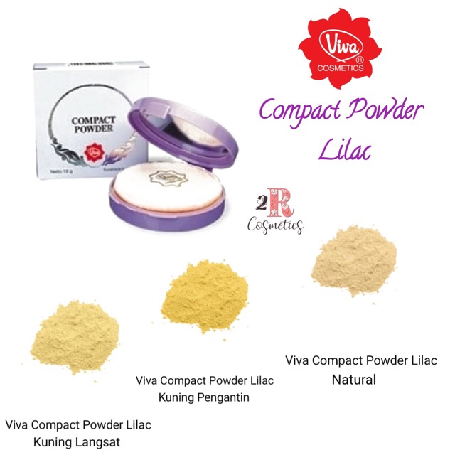 VIVA Cosmetics Compact Powder Lilac | Dus Ungu