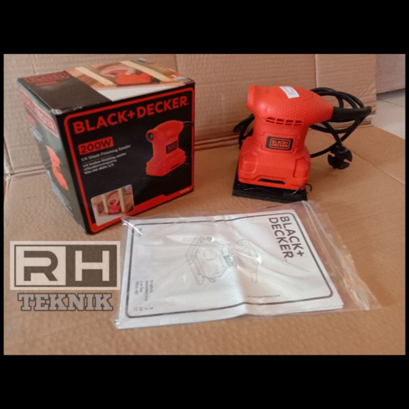 Mesin Amplas Black Decker BS200 / Sander Black Decker / Mesin Amplas Black Decker