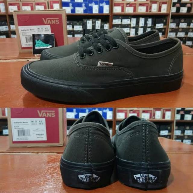 vans authentic army
