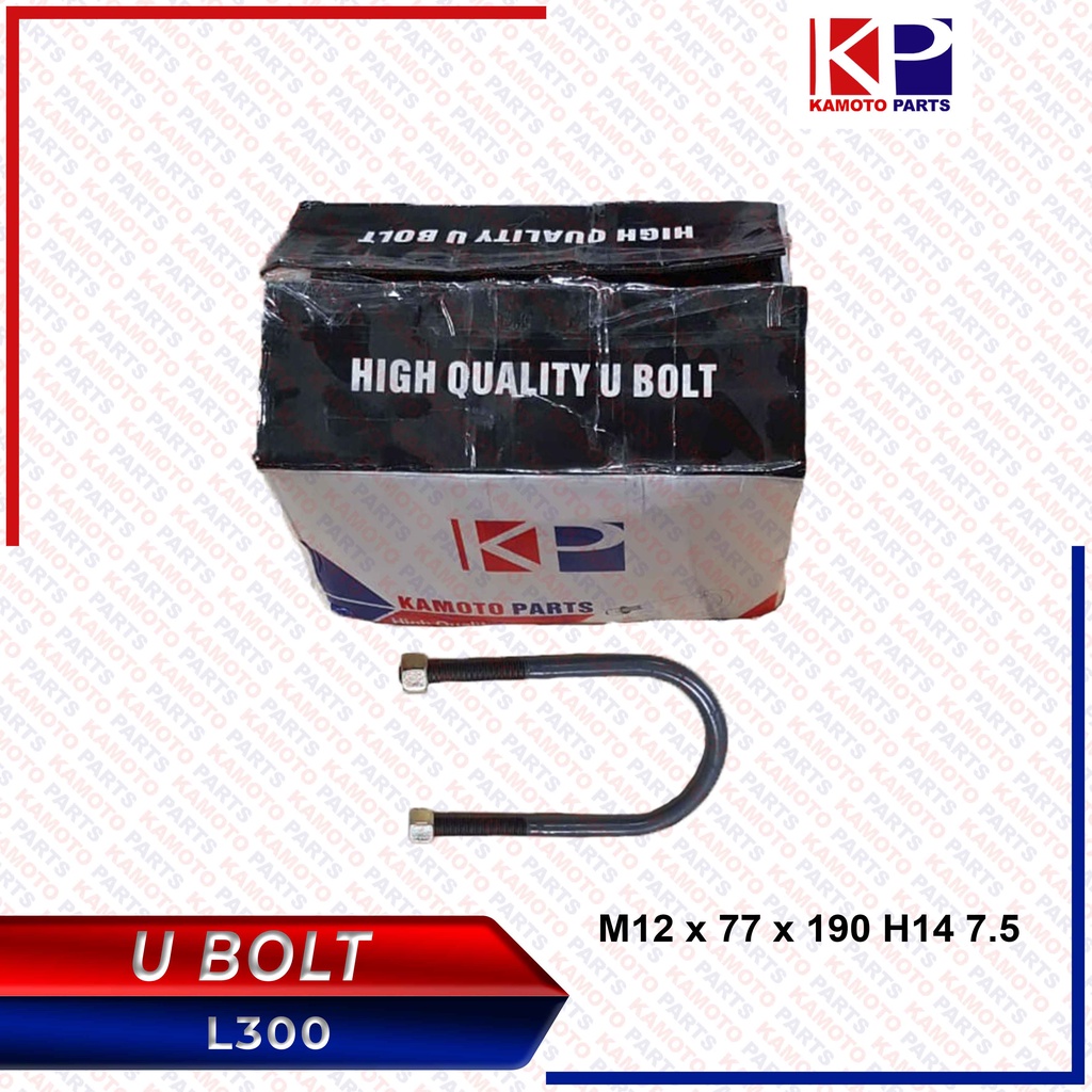 U BOLT BOHEL BAUT U L300 6.5 INCH 7.5 INCH M12 x 77 x 190 H14