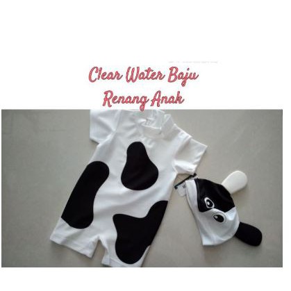 Clear Water Baju Renang Motif Sapi / Baju Renang Anak