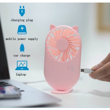 Kipas Angin Mini Portable  Rechargeable Fan Make Up Murah